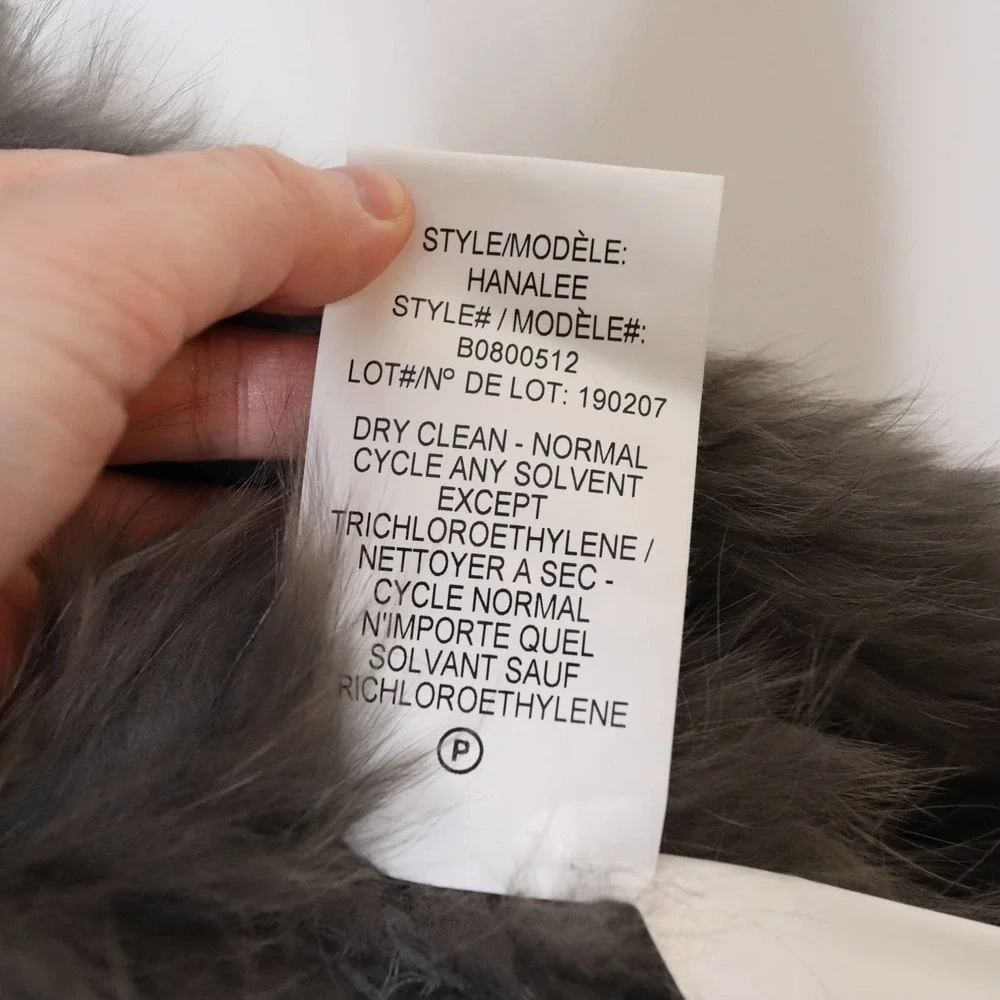 THEORY Hanalee Blue Fox Fur Vest P/S - Picture 6 of 8